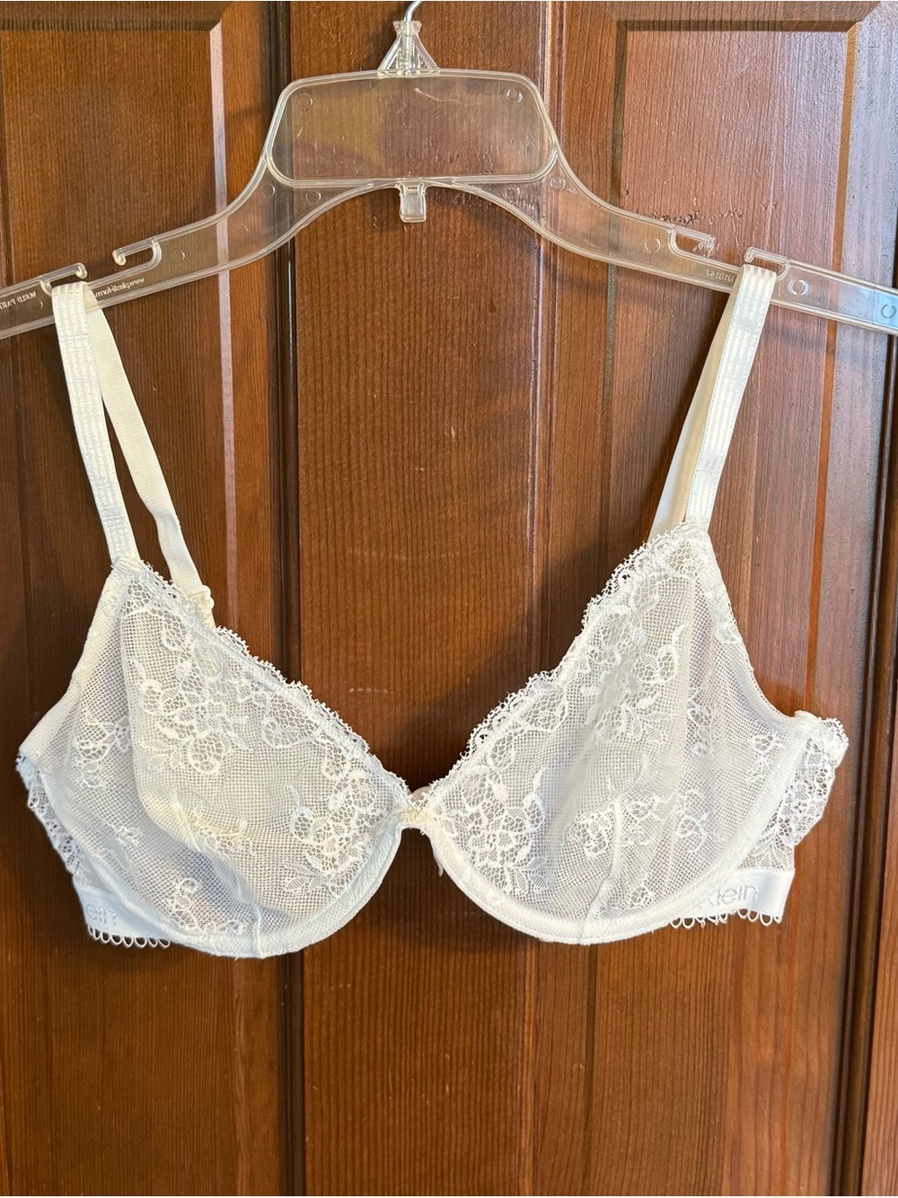 Calvin Klein White Lace Underwire Bra - Women Intimates & Sleepwear